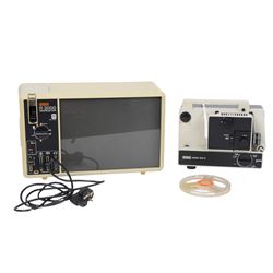 Two Eumig projectors, comprising Mark 602 D and R2000 examples, one in tartan carry case, ...