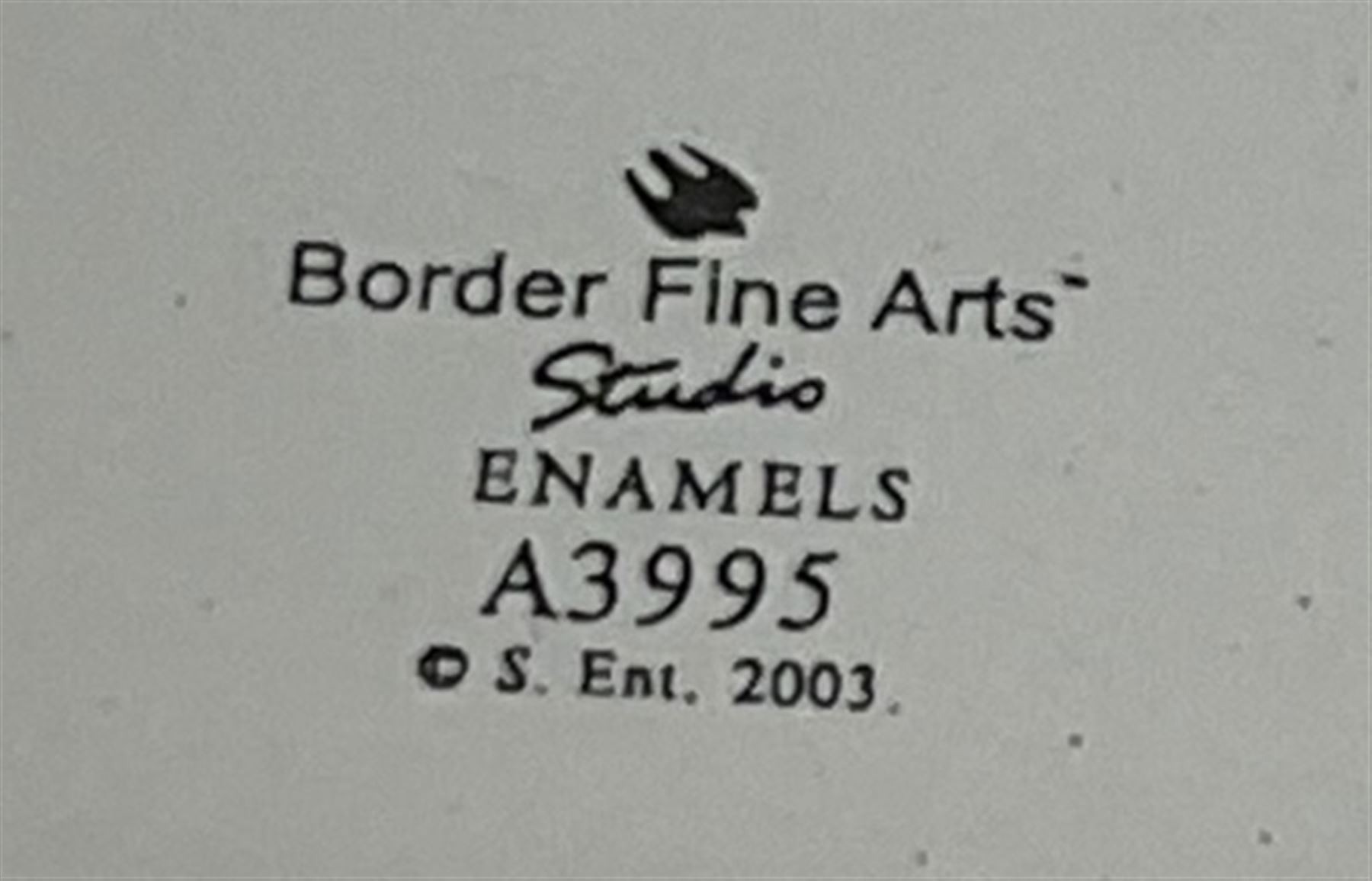 Two Beswick figures, composing The Snowman and Father Christmas, together with Border Fine Arts Enamel dish depicting a scene from The Snowman A3995, all in original boxes 