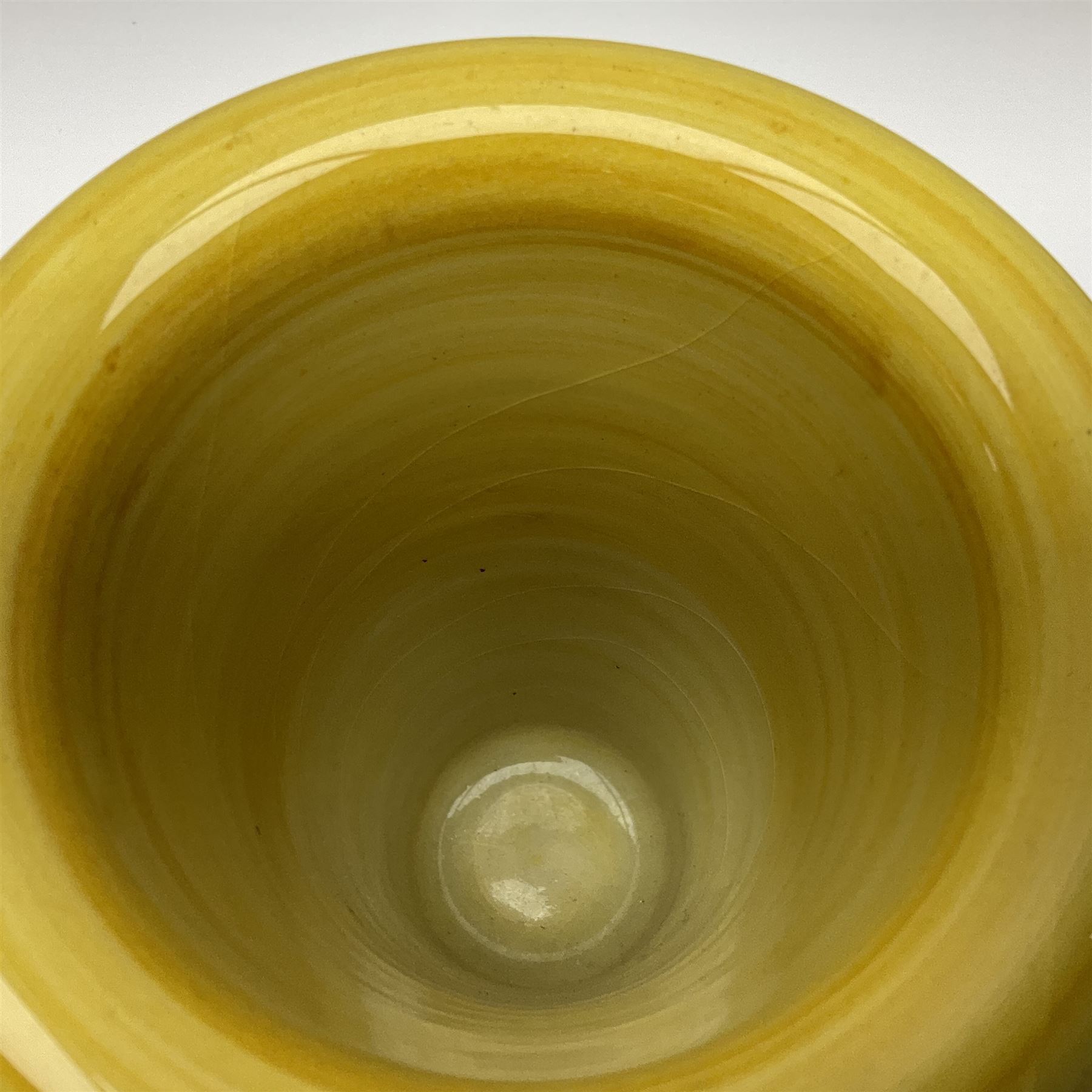 Dennis China Works vase with fluted rim together with three Cmielow figures and Beswick Silhouette vase of Girl with the Pearl earring, Beswick vase H22cm 