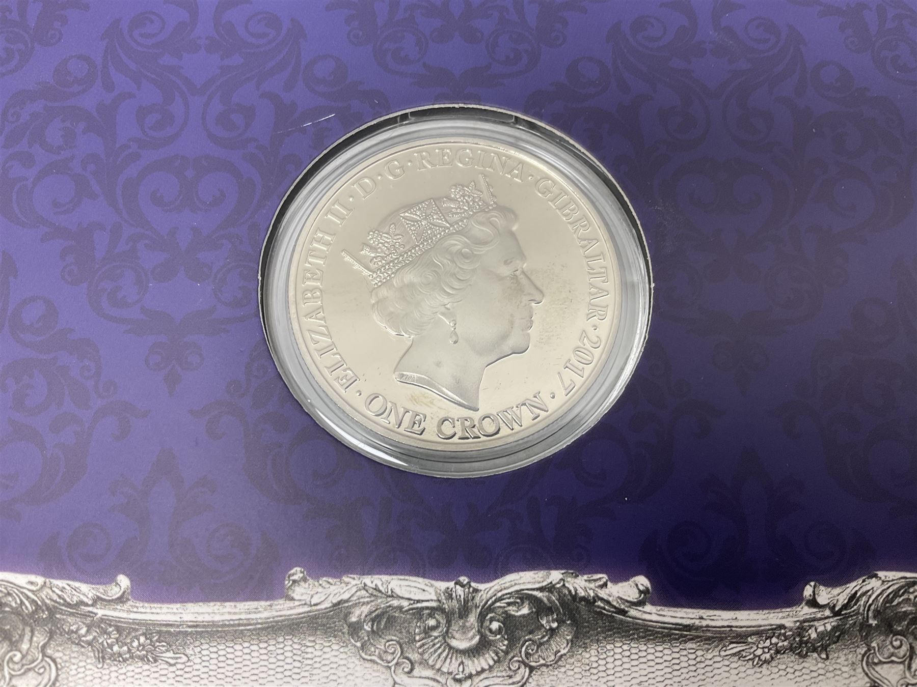 The Royal Mint United Kingdom 2006 brilliant uncirculated coin collection, in card folder and a part set of The London Mint Office 'The Platinum Wedding Anniversary Photographic Collection' coins