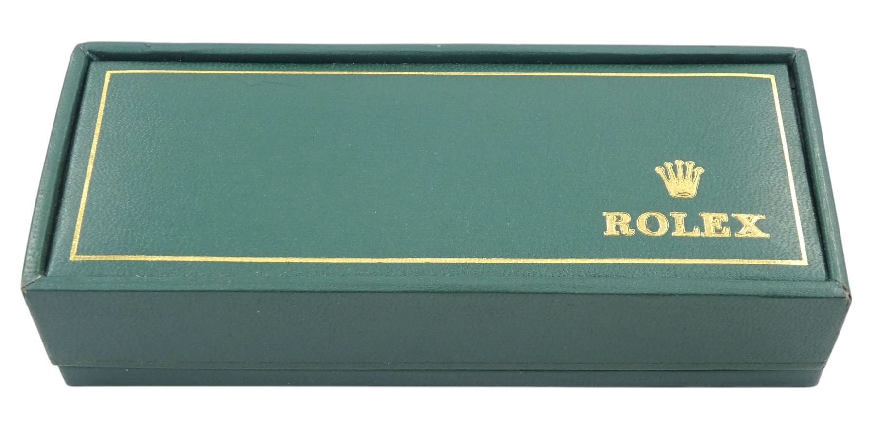 Rolex Air-King Precision gentleman's stainless steel automatic wristwatch, Ref. 5500, serial No. 2275678, silvered dial with baton hour markers, on Rolex Oyster stainless steel bracelet, with fold-over clasp, boxed