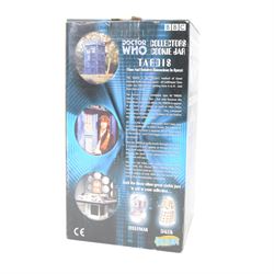 Four Doctor Who Limited Edition Collector's Cookie Jars, to include Platinum Edition Dalek, Silver and Blue Dalek, White and Gold Dalek and Tardis, all boxed 