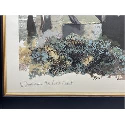 Norman Wade (British 20th century): 'Durham - the West Front', limited edition screenprint signed titled numbered 6/70 and dated '70, 56cm x 71cm