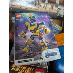 Lego, Mega Blocks and Ban Bao building bricks sets, including Lego 75111 Darth Vader, Mega Blocks Collectors Series Call of Duty, Lego Marvel Super Heroes 4529 Iron Man, Ban Bao racing cars, etc all boxed