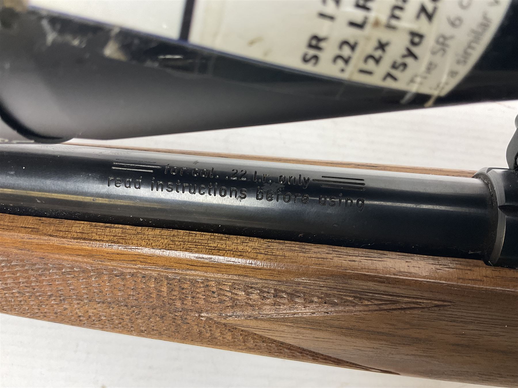 SECTION 1 FIREARMS CERTIFICATE REQUIRED - LEFT HANDED J.G. Anschutz .22 long round bolt action rifle, the 36cm (14