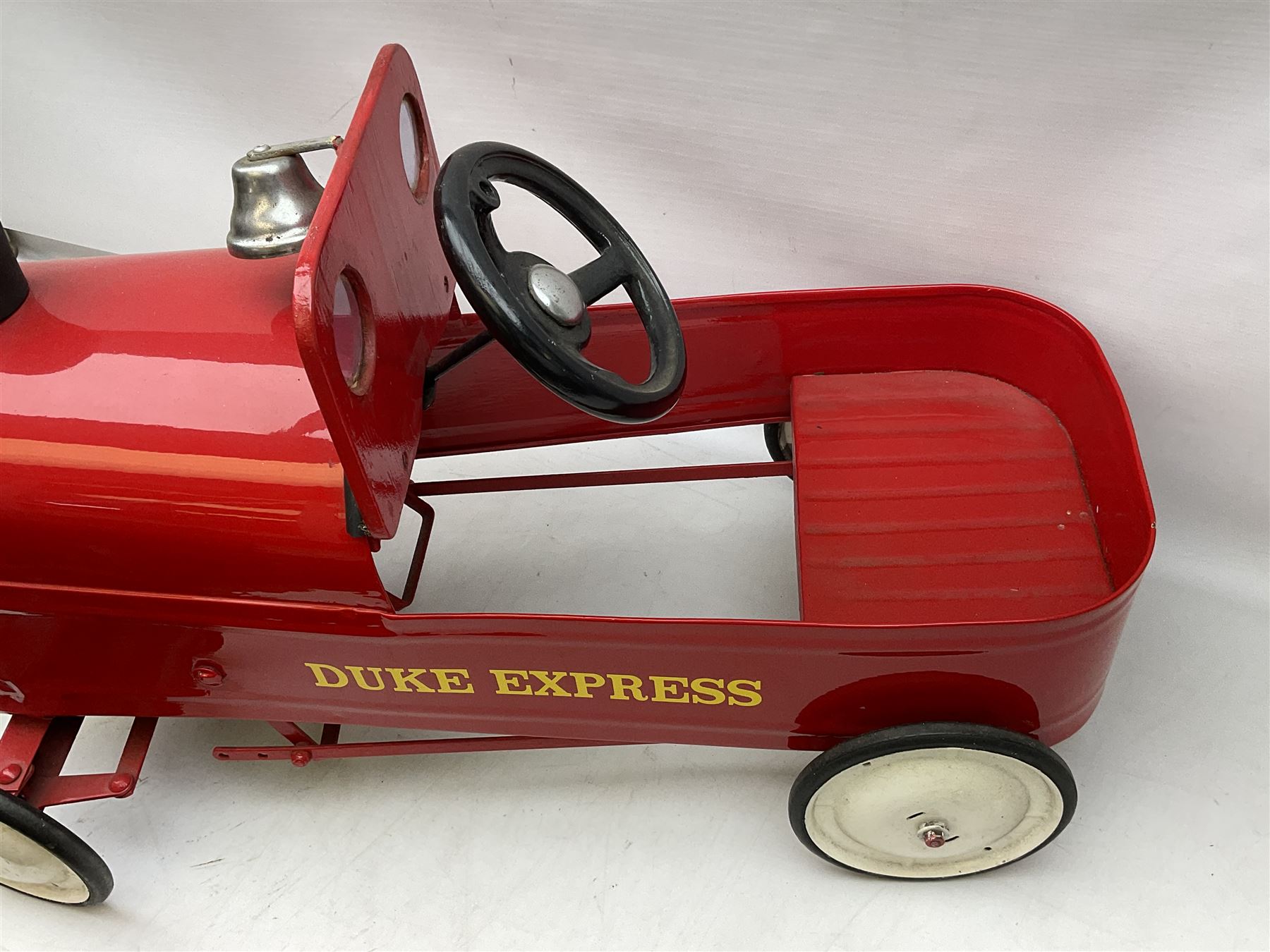 Mid 20th century 'The Duke Express’ child’s pedal car, the steel body