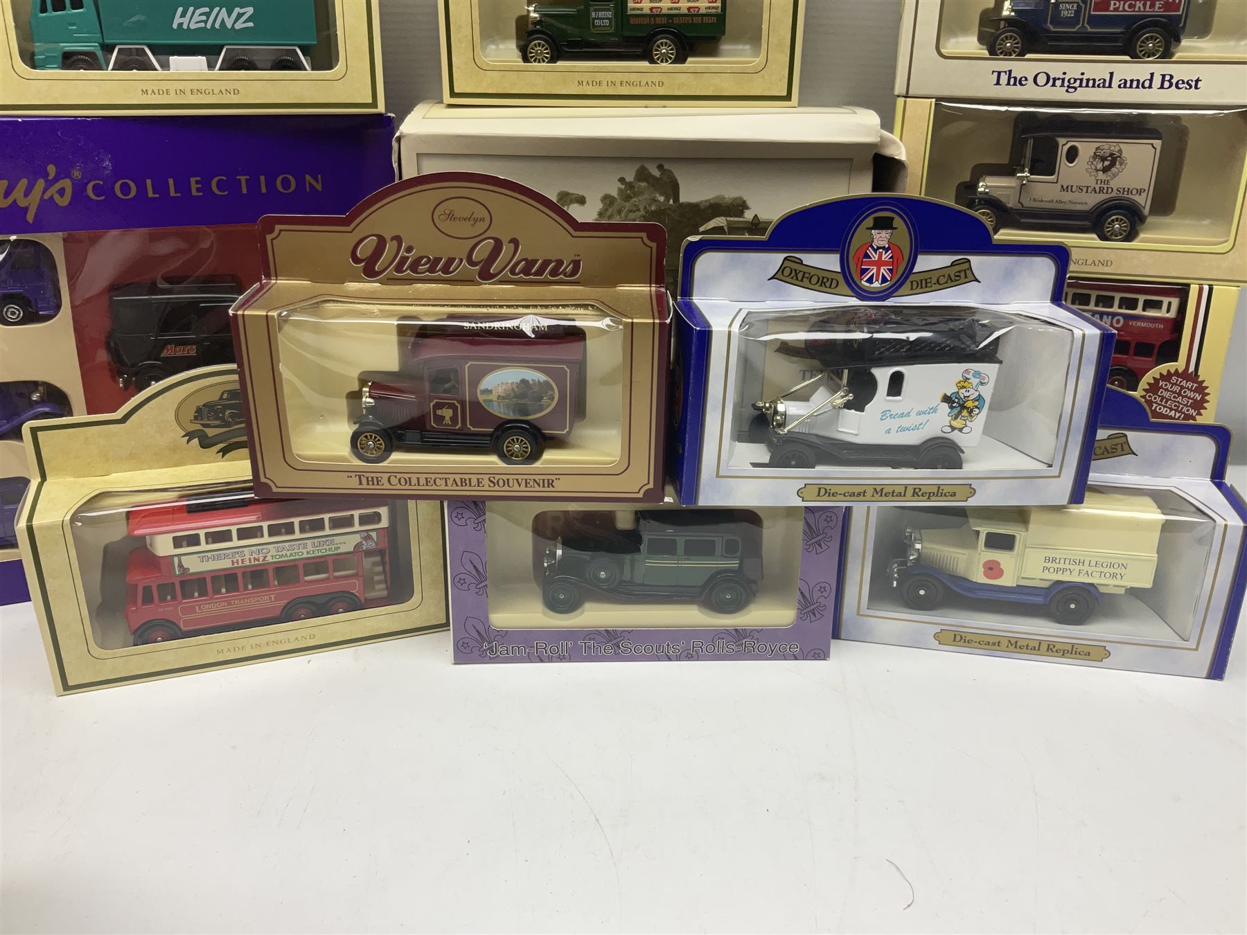 Collection of Diecast models, including examples from Lledo, Majorette, Crown and Blackwell etc 
