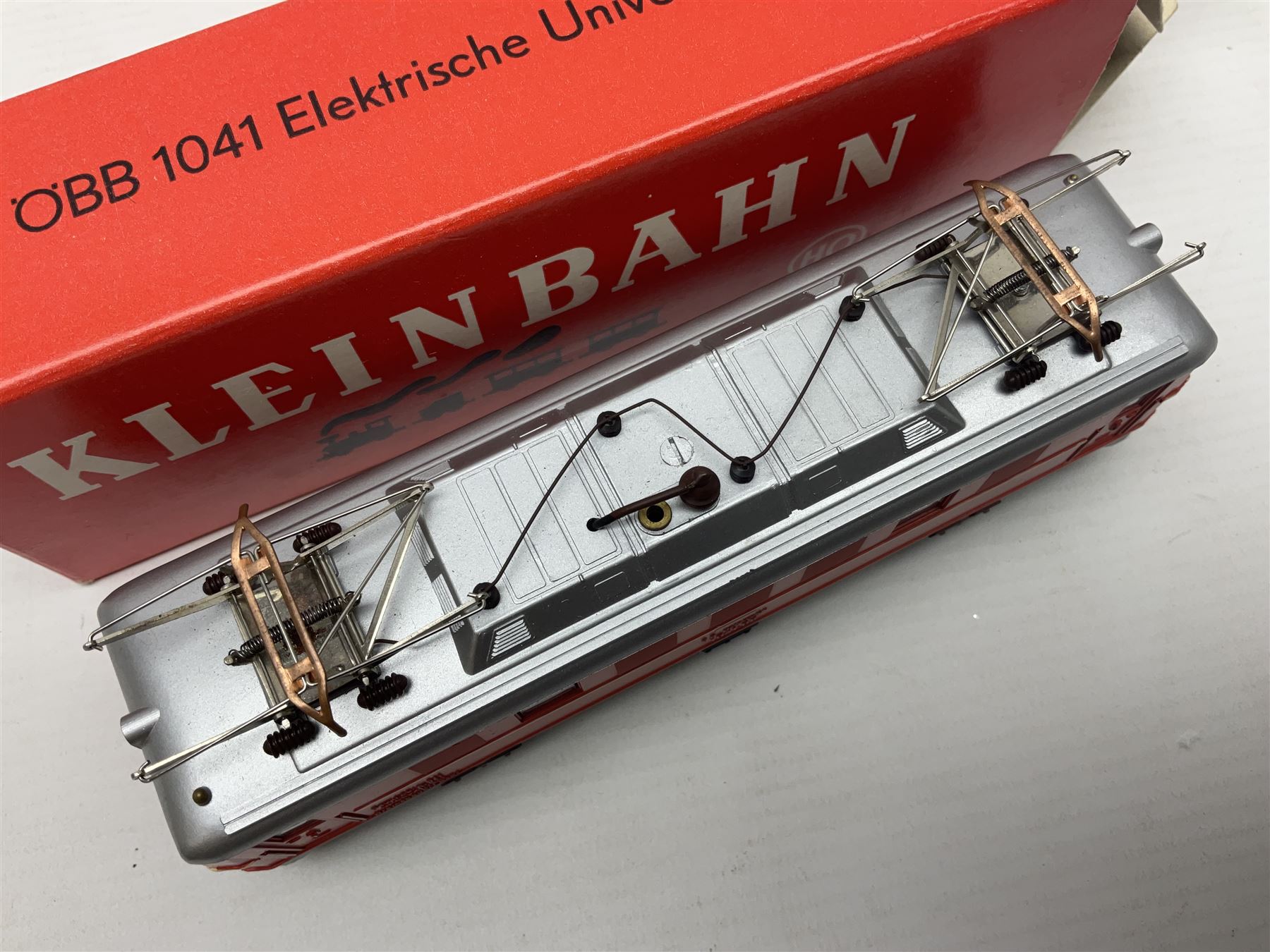 Kleinbahn HO gauge - three locomotives 2062 Diesel-Verschublokomotive; OBB 1041 Elektrische Universallokomotive; all  boxed (3)