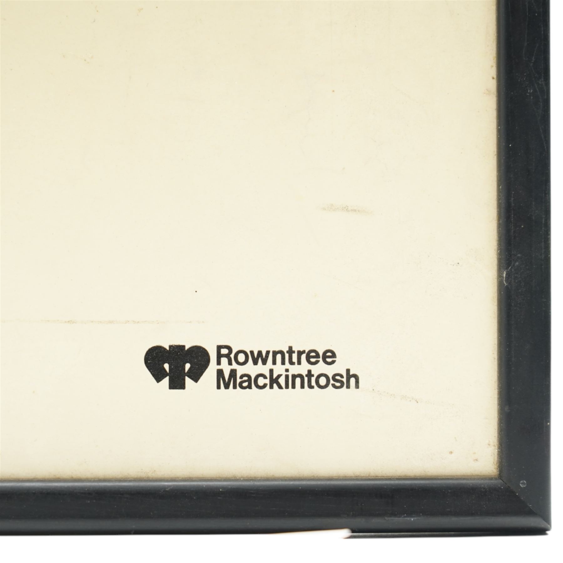 Original Rowntree Mackintosh (Rowntrees) advertising poster for Polos - 'Metro-polo-tan Line' (Metropolitan), colour poster 27cm x 59cm
Provenance: from the personal collection of David Lamb, former advertising manager at Rowntree Mackintosh, York