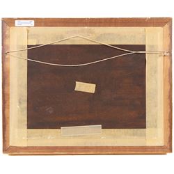 Continental School (20th Century): Shipping Scenes, two oils on panel and one on canvas variously signed in gilt frames, largest 29cm x 38cm (3)