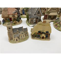 Thirty two Lilliput lane, to include The Pineapple house, The Vicarage, Calendar Cottage, Birdlip Bottom, etc 