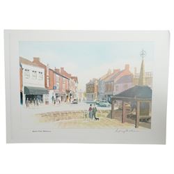 'The Transfiguration' 'The Virgin and Child' and 'The Virgin and Child with Attendant Saints', three Arundel Society chromolithographs with large quantity of religious and landscape etchings and prints (unframed) (qty)