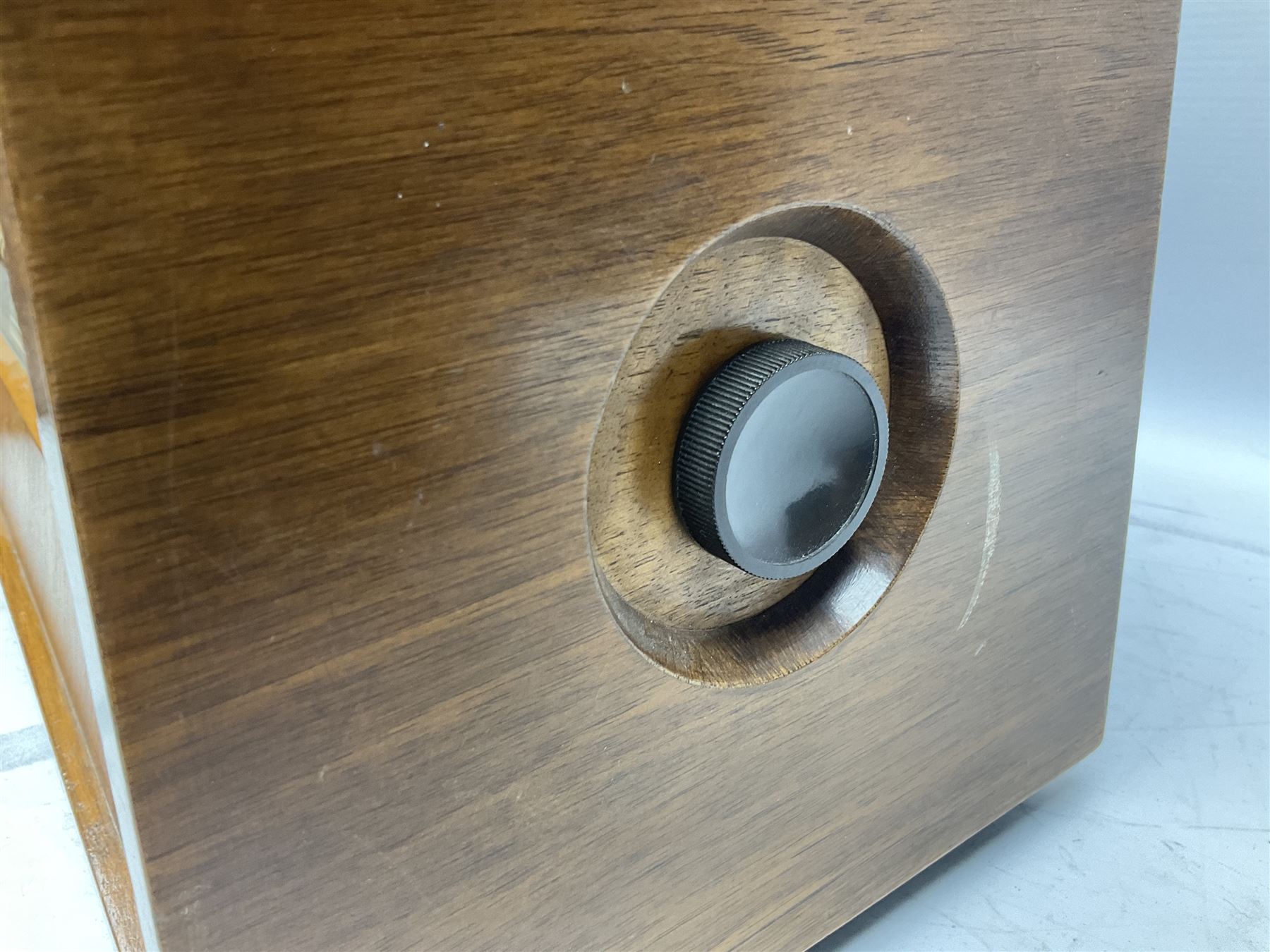 1950s Telefunken Deutschland TFK Model 2663WK radio in mahogany case with Bakelite knobs, Rees Mace Marine walnut cased radio, W50cm H34cm D26cm, together with 1955 Kolster-Brandes KB LR10FM radio and Hacker Mayflower II radio (4)