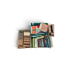Large collection of books, including Encyclopaedia Britannia, The Works of Charles Dickens...