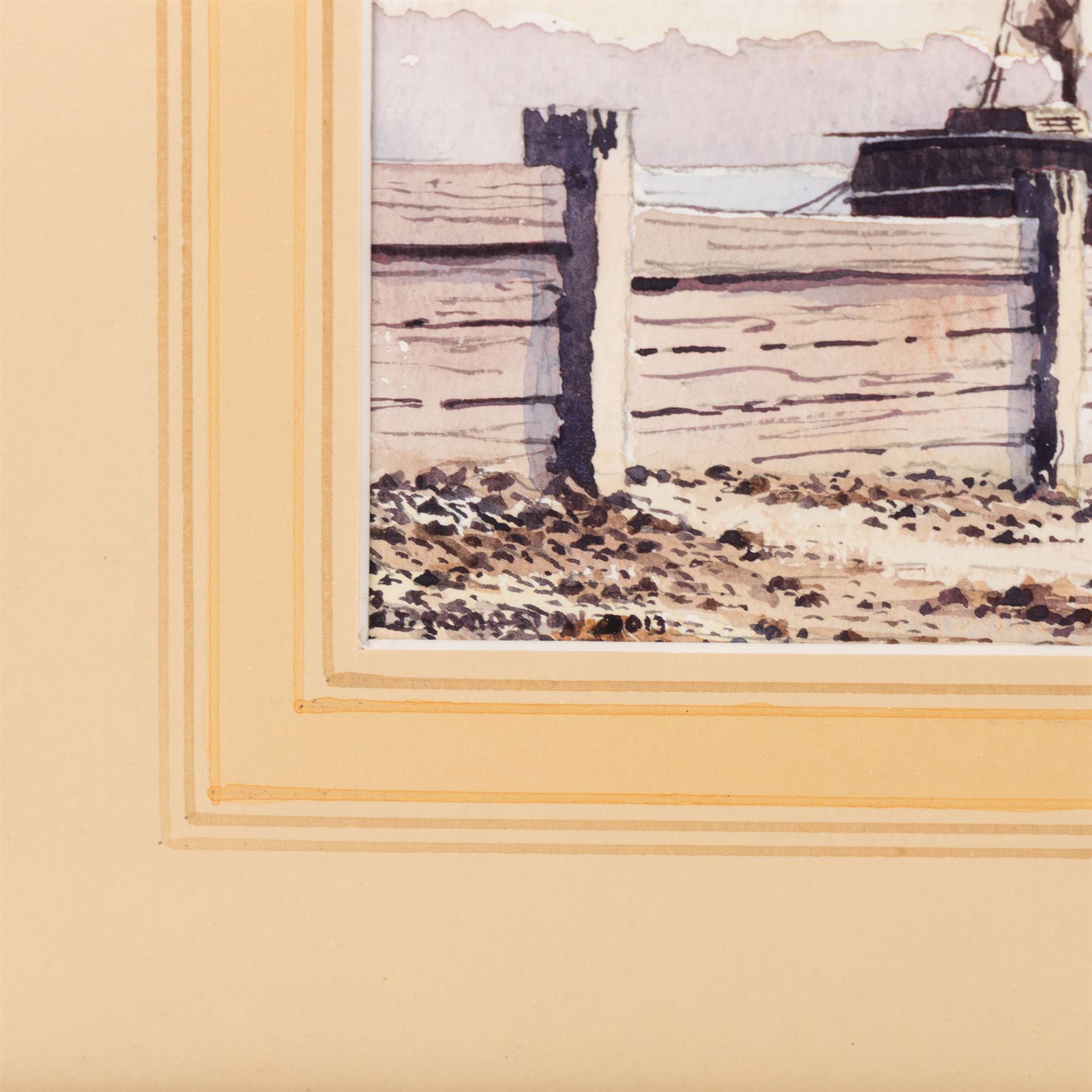 John Edwin Wigston (British 1939-): 'No 18 Dawn' 'No 19 Sunday Morning' 'No 20 Moonlight' and 'No 21 Storm', set of four watercolours signed and dated 2013, titled on label verso all 24cm x 35cm (4)