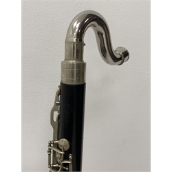  LeBlanc Paris four-piece bass clarinet, serial no. 5197, L96cm, in fitted case with accessories  