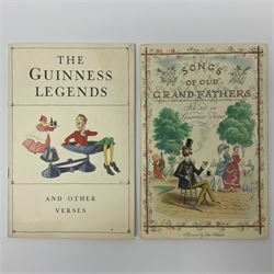 Three Guinness promotional pamphlets comprising Songs of our Grandfather re-set in Guinness time, 1936, Prodigies and Prodigals brought to book by Guinness, 1946 and The Guinness Legends and Other Verses, 1934