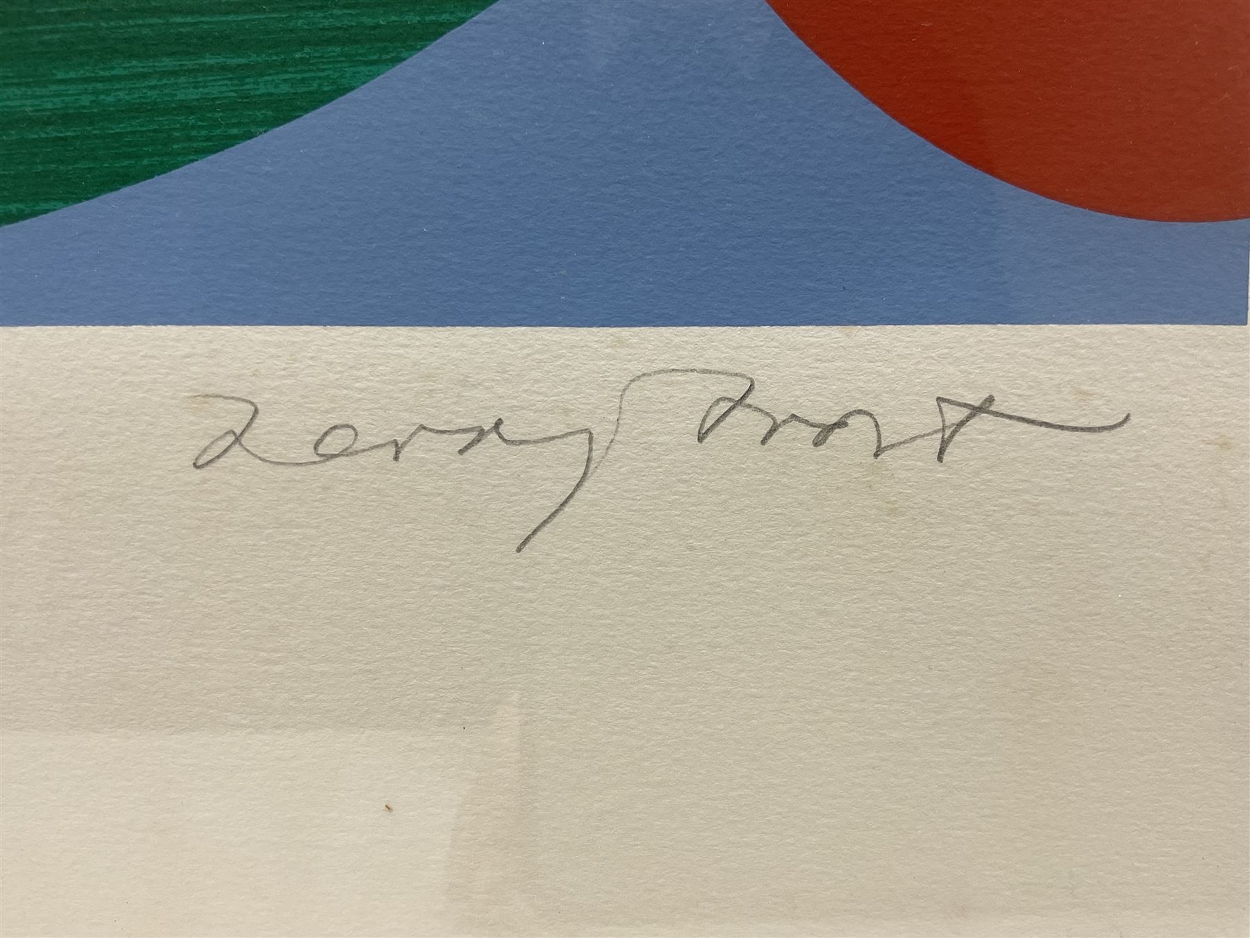 Sir Terry Frost RA (British 1915-2003): 'Newlyn Blue Q' (Kemp 142), screenprint signed titled and numbered 39/125 in pencil pub. 1995, 80cm x 73cm (irregular) with full margins 93cm x 91cm