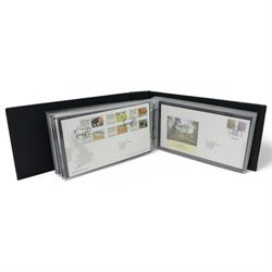 Mostly modern stamps, including Queen Elizabeth II unused commemorative and definitive decimal stamps in presentation packs and attached to pages, some used QEII stamps, various GB, Isle of Man and other stamps on covers etc