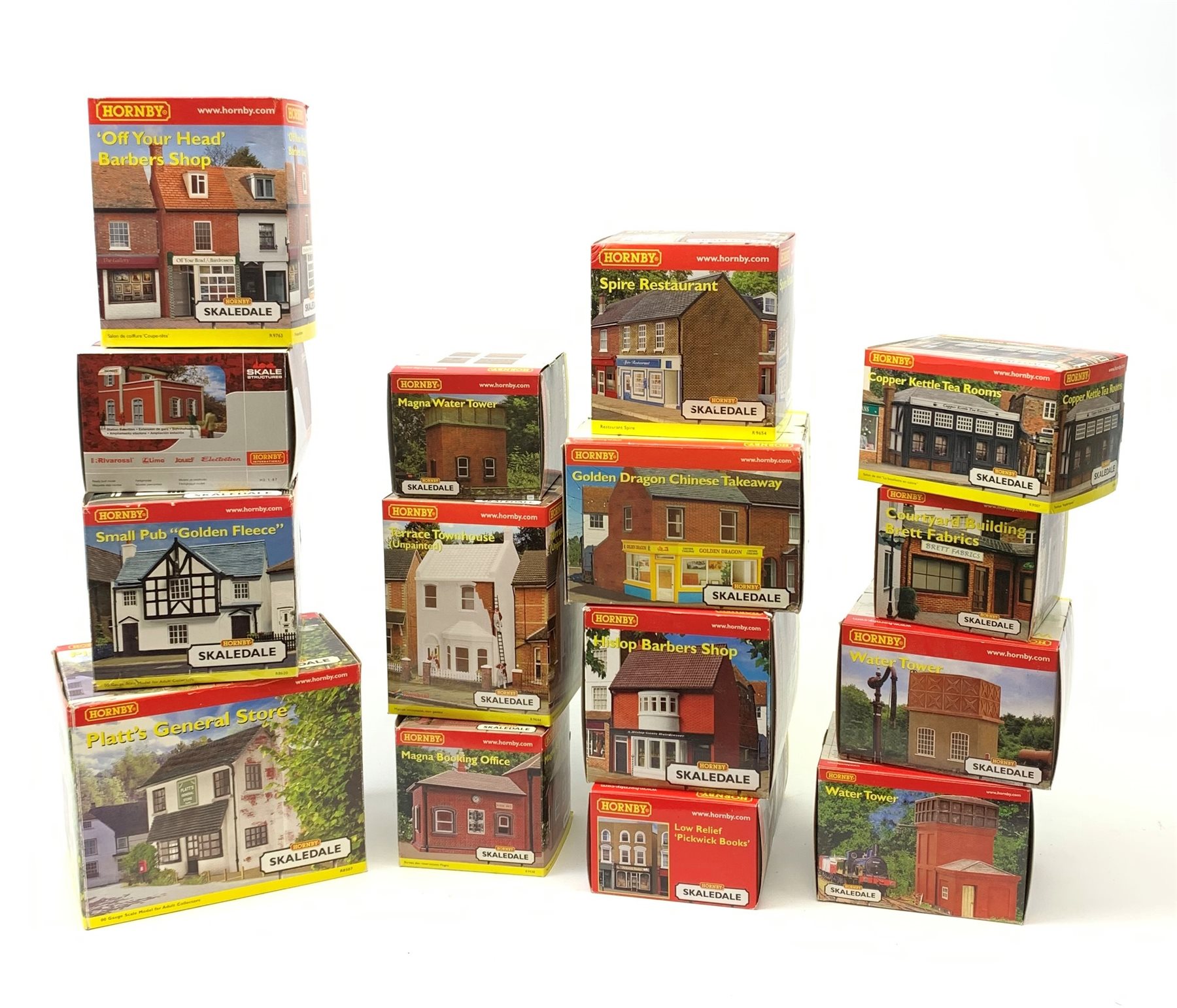 Hornby Skaledale fifteen various buildings including Platt s