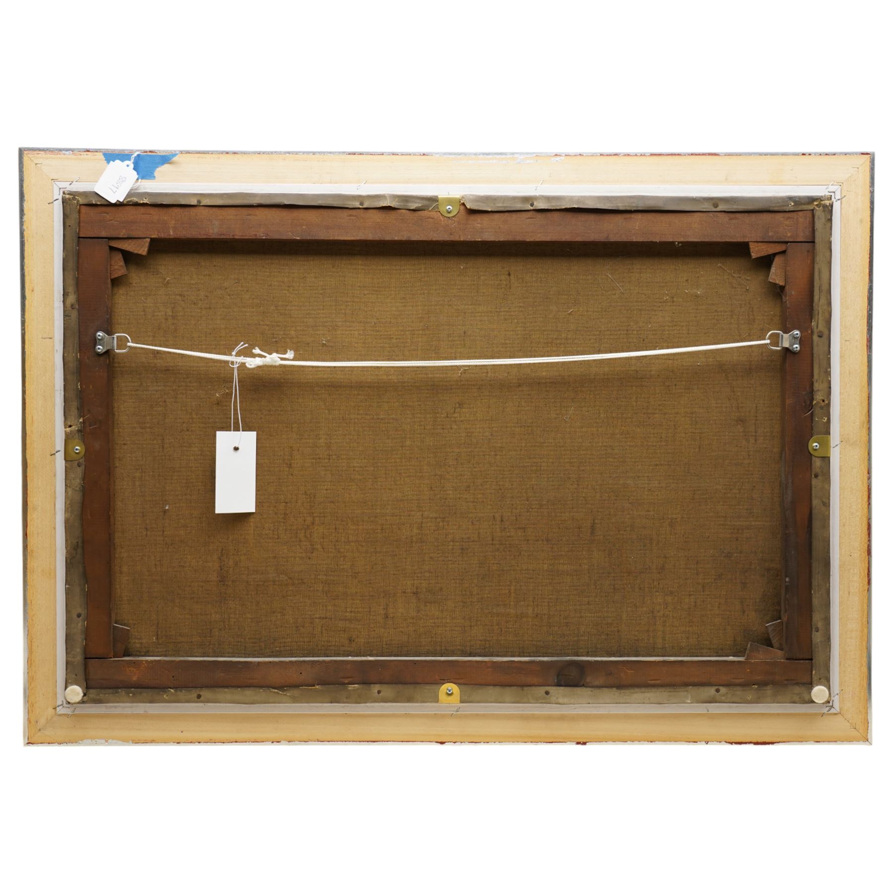 Frank Hider (British 1861-1933): Lake Landscape with Swans, oil on canvas signed and dated 1894, 50cm x 75cm