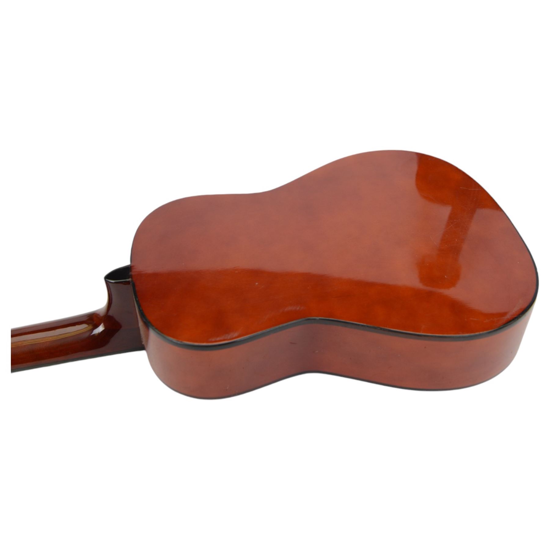 Two Japanese Toyama children's 1/4 size classical guitars, L75cm