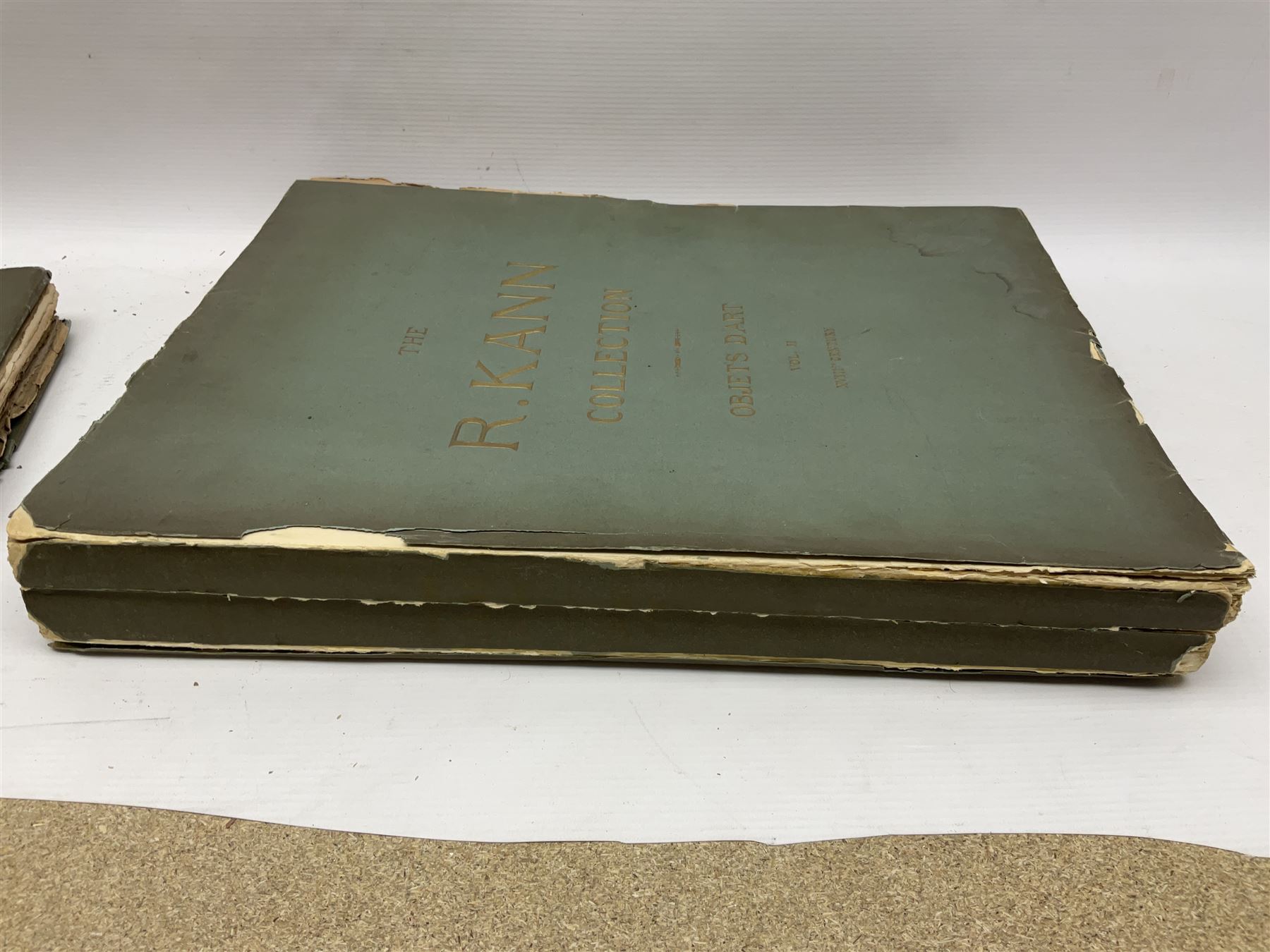 The R. Kann Collection, Objects D/Arts Vol I, Middle Age and Renaissance, and Vol II XVIIIth Century, together with The R. Kann Collection, Pictures, Vol I & Vol II, Paris, Charles Sedelmeyer 1907, photogravure plates