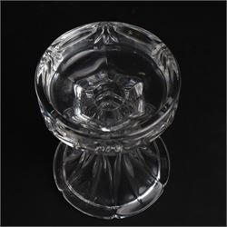 Waterford Marquis stacking decanter and tumbler set, together with Waterford candle stick 