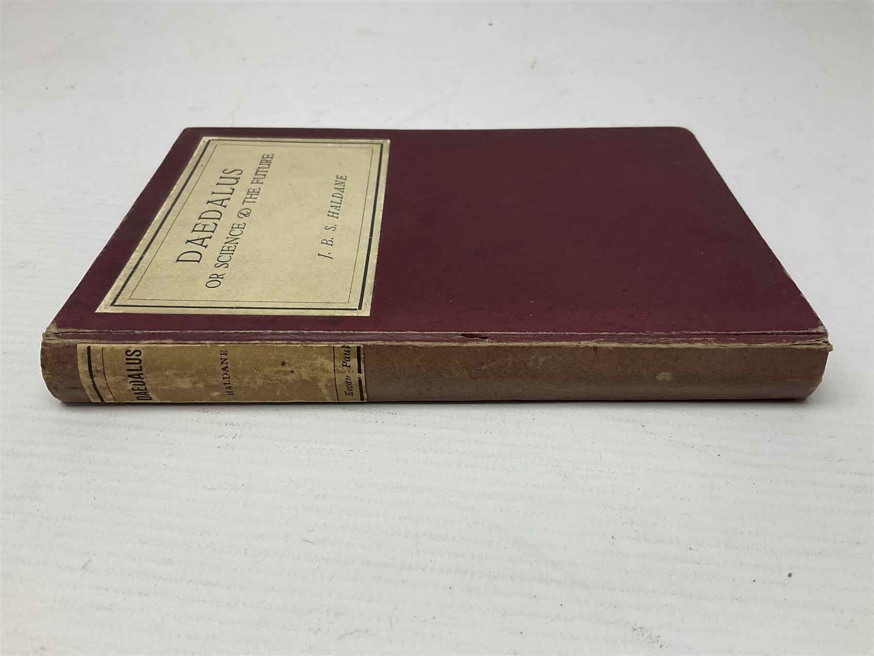 J.B.S Haldane; Daedalus or Science & the Future, F.Robinson & Co 1924