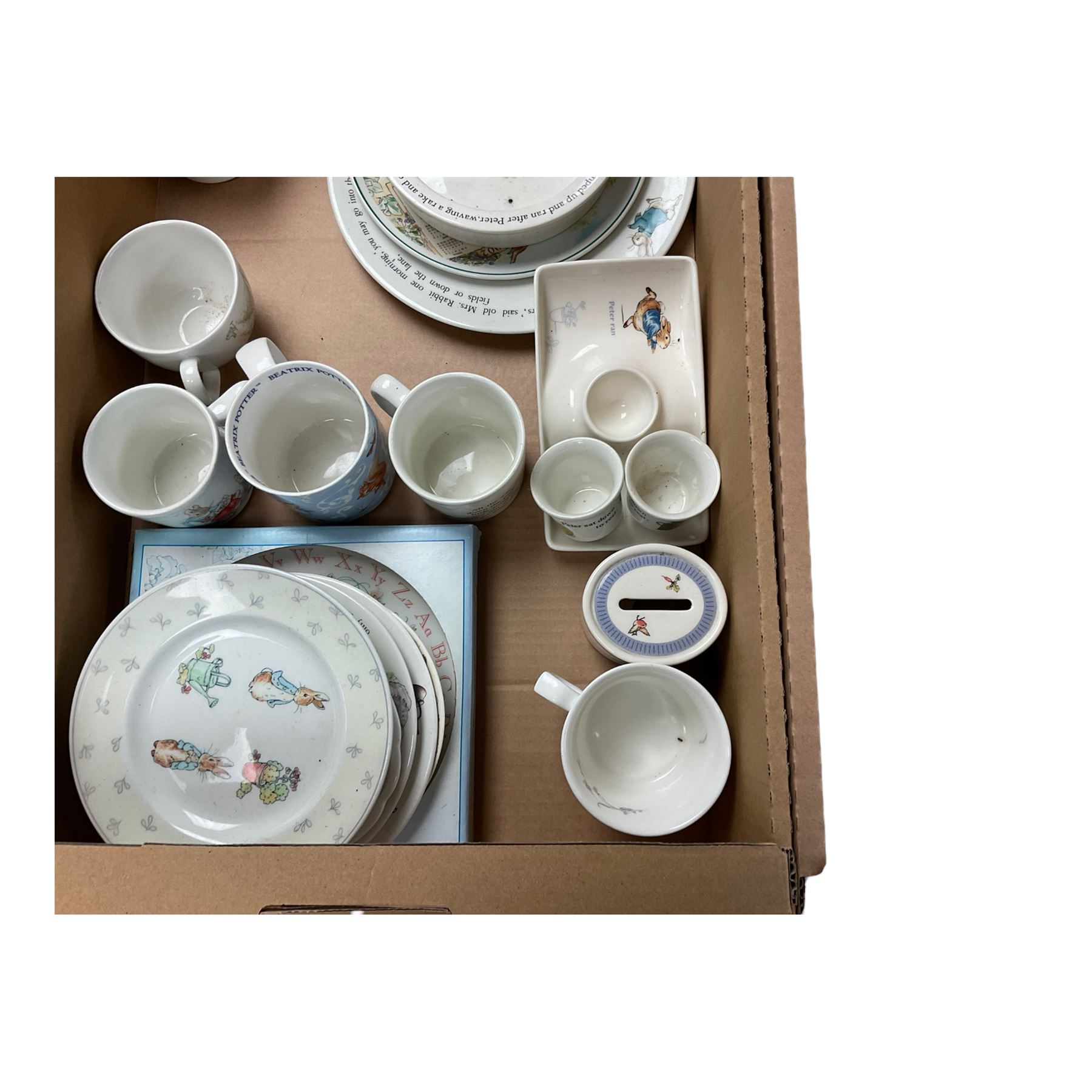 Collection of Royal Doulton Bunnykins plates Ceramics 120815