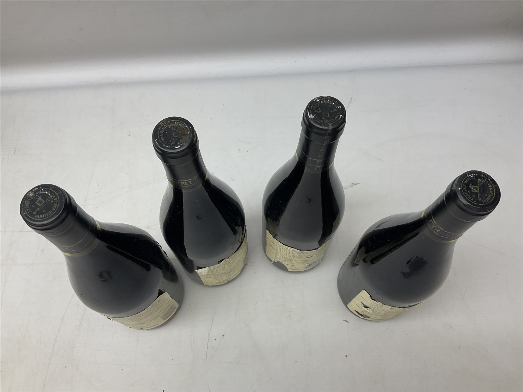 Mixed red wines comprising Tyrrell's Vintage 1992 Long Flat Red, 750ml, 12.5% vol, four bottles, Goundrey Mount Barker 1992 Cabernet Merlot, 750ml, 12% vol, four bottles, and four Tyrrell's Old Winery pinot noir, 13% vol (12)