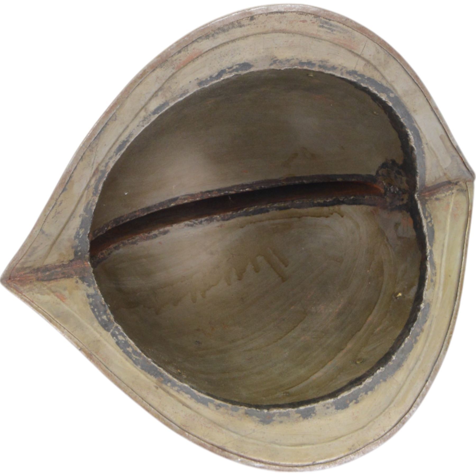 Reproduction 16th Century Spanish Conquistador Morion helmet, with brass flowers, H30cm