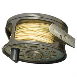 Large collection of fishing reels including Serpent by Farlows London, Ryobi, Intrepid Rim Fly, Daiwa, and various fishing flies and tackle