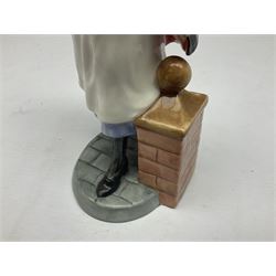 Royal Doulton figure, Nurse HN4287, modelled by Adrian Hughes, with printed mark beneath, H22cm