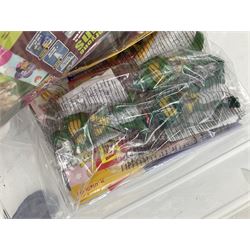 Large quantity of Mcdonalds toys to include Herbie and Polly Pocket in three boxes