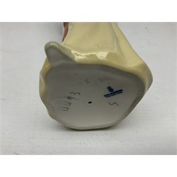 Three Lladro figures, comprising Little Jester no 5203, Pals Forever no 7686 and Naughty Girl no 5006, H25cm