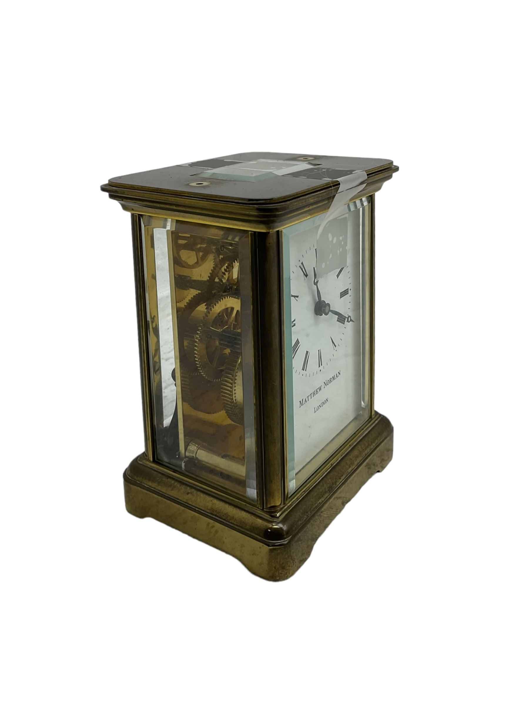 20th century Matthew Norman Carriage Clock.
