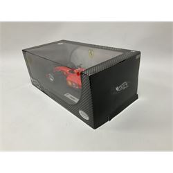 Hot Wheels Racing 1:18 scale diecast Michael Schumacher F2002 Ferrari Formula One car, in box