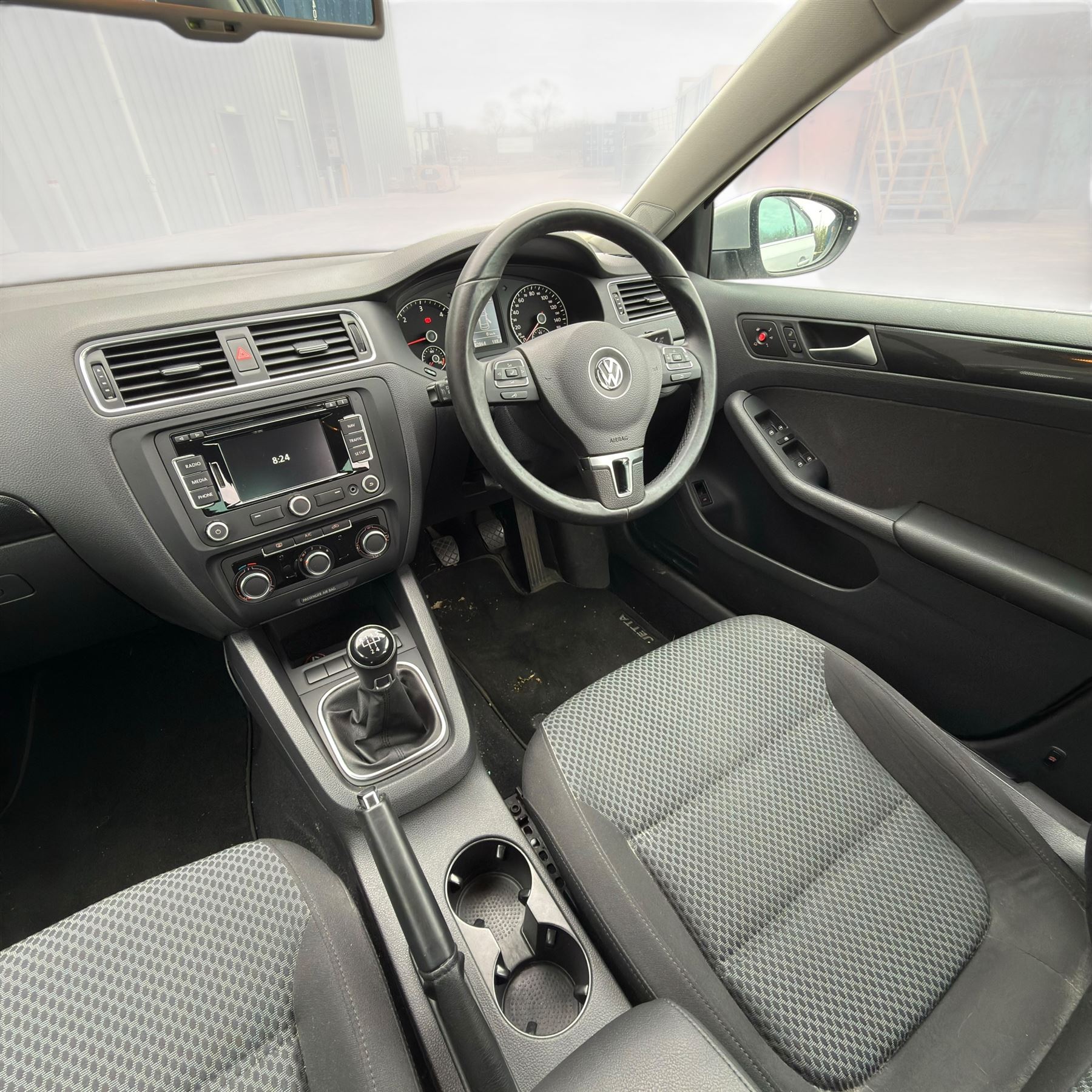 Volkswagen Jetta, 1.6 litre blue-motion diesel, 82000 miles, manual, silver, 2013, (NX63 VVT), MOT till 13 August 2026, £20 road tax, full VW service history, parking sensors, bluetooth - this vehicle is subject to 10% plus VAT buyers premium (12% in total)