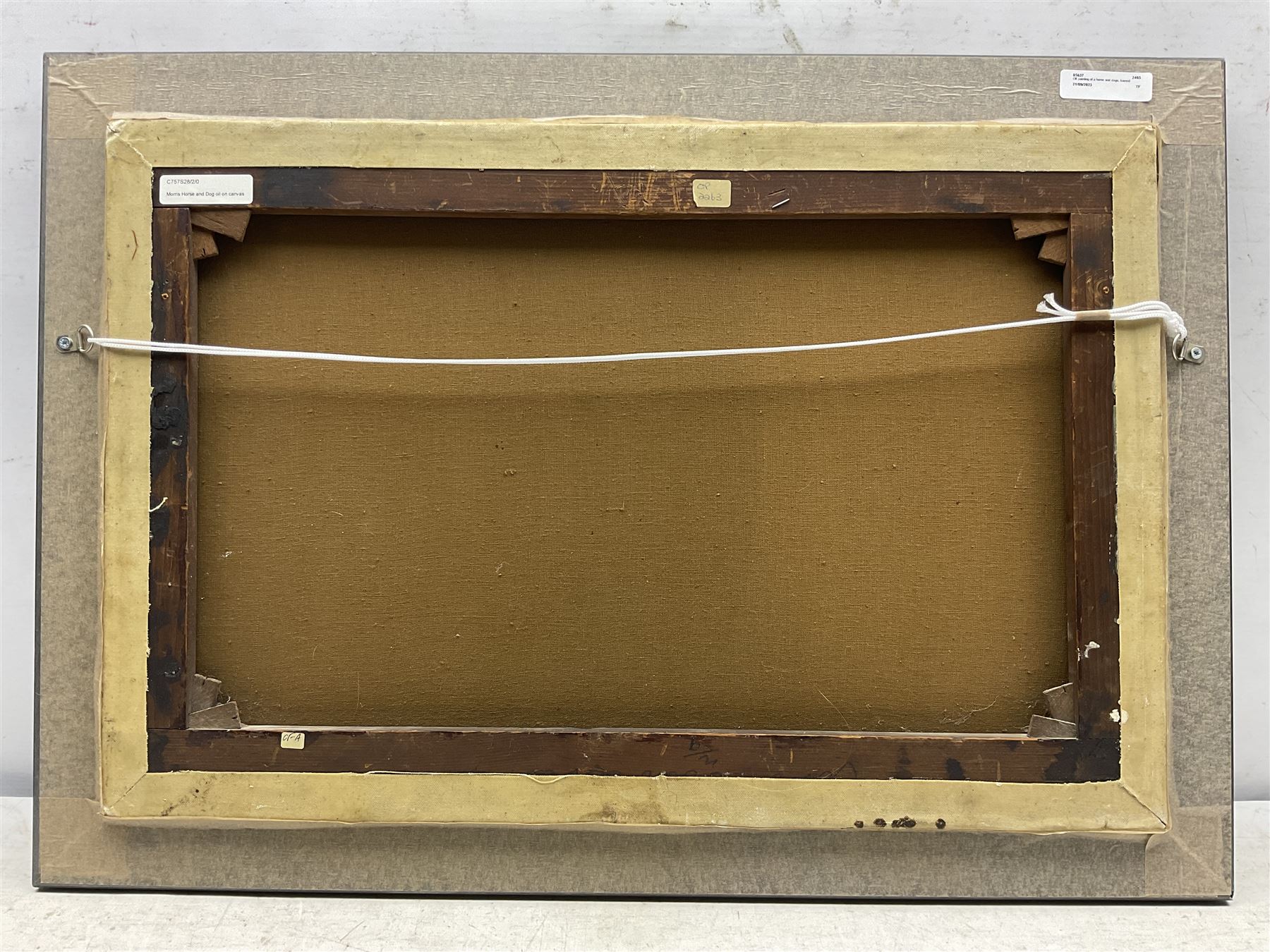 James Charles Morris (British fl.1851-1863): Pony and Spaniels with the Day's Bag, oil on canvas signed 40cm x 61cm 
Provenance: private collection, purchased David Duggleby Ltd 
14th September 2015 Lot 167