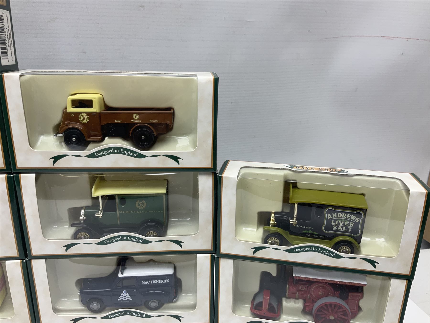 Fifty-nine Lledo Days Gone die-cast models, predominantly advertising/promotional vehicles; all boxed (59)