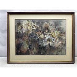 Joan Renton (Scottish 1935-): 'Hydrangea', watercolour signed, titled verso 52cm x 75cm