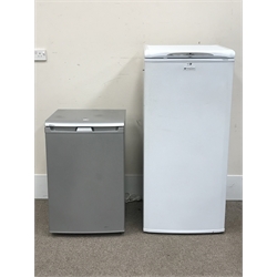  Hotpoint RLA51 fridge (W60cm, H133cm, D62cm) and BEKO LA85S fridge (W55cm, H84cm, D58cm) (2) (This item is PAT tested - 5 day warranty from date of sale)  