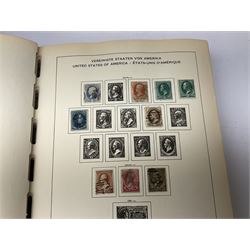 Stamps, including United States of America, Channel Islands, Germany, Bahamas, Barbados, Switzerland, used Great British Queen Elizabeth II etc, in various albums, folders and loose, in one box 