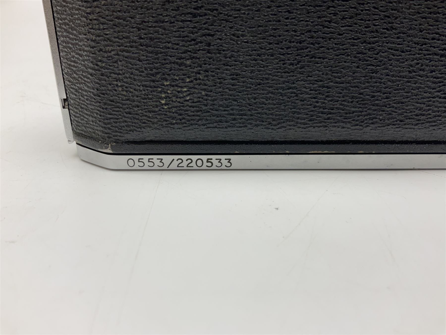 Asahi Pentax S1a camera body, serial no. 707071, with 'Super-Takumar 1:1.8/55' lens, serial no 2124044, together with Asahi Pentax Sv camera body, no. 1925617 with 'Super-Takumar 1:2/55' lens, serial no. 2770153, Asahi Pentax Meter, 'Super-Takumar 1:3.5/28' lens, serial no. 2075492 and 'Super-Takumar 1:4/150' lens, serial no. 1461613  