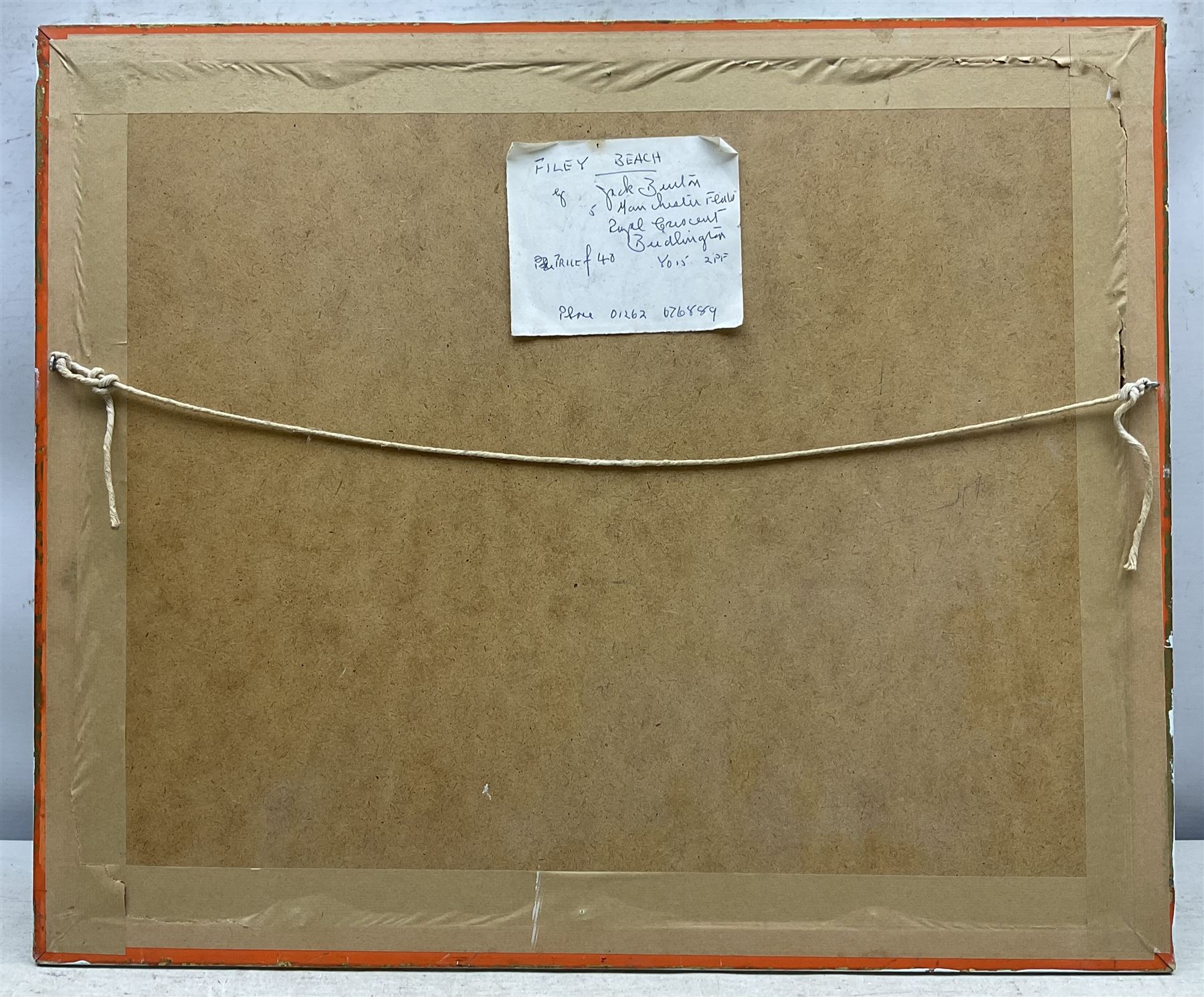 Jack Burton (Bridlington 1909-2004): 'Filey Beach', watercolour signed, titled verso 23cm x 33cm; Michael Major (British 20th Century): Scarborough Lighthouse, watercolour signed 22cm x 35cm (2)