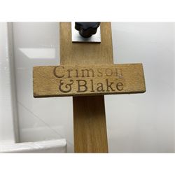 Large quantity of art supplies and equipment to include Crimson & Blake easel, tabletop easel, two large Winsor & Newton canvases and further smaller canvanses, sketchpads, paints etc