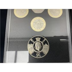 The Royal Mint United Kingdom 2020 proof coin set collector edition, cased with certificate