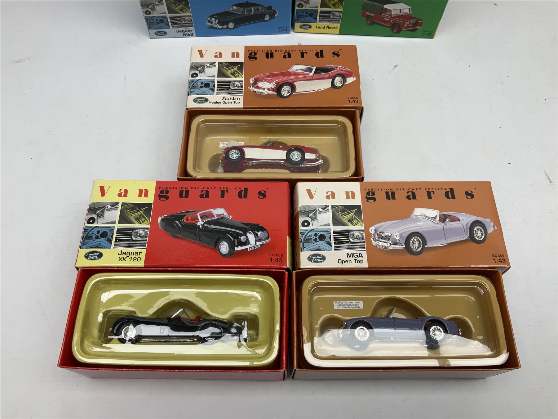 Twenty Lledo Vanguards die-cast models, mostly 1:43 scale including four 1950's - 1960's Classic Commercial Vehicles, seven Limited Editon, three Special Limited Editon, three Exclusive Members Diecast Models and three others (20)