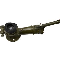Barr & Stroud military issue type FT27 range finder no. 1009 dated 1916 stamped with broad arrow, in metal case, together with gun sights including ZRAK ON-59, MK II telescopic bearing, MK II telescope elevation and two tripods